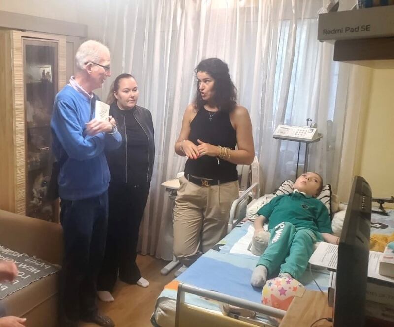 Odesa Letter author Chris Fitzpatrick visits Maxim's home