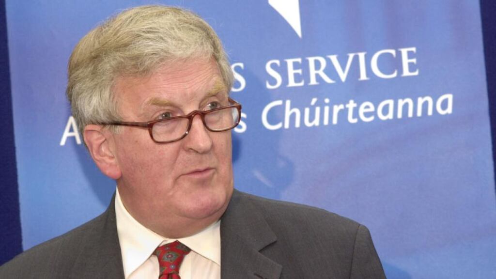 Mr Justice Nial Fennelly: his commission of investigation was established in April to examine covert recording of phone calls in some Garda stations between 1980 and November 2013. Photograph: Cyril Byrne/The Irish Times
