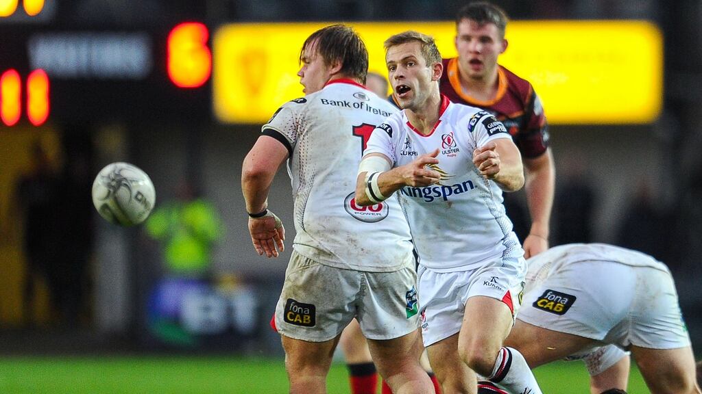 Ulster’s Paul Marshall impressed in his team’s away win over the Newport Gwent Dragons. Photograph: Craig Thomas/Inpho