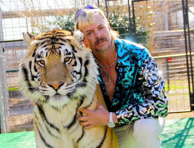 Tiger King: parts of the United States never left the mullet behind. Just think of Joe Exotic. Photograph: Netflix