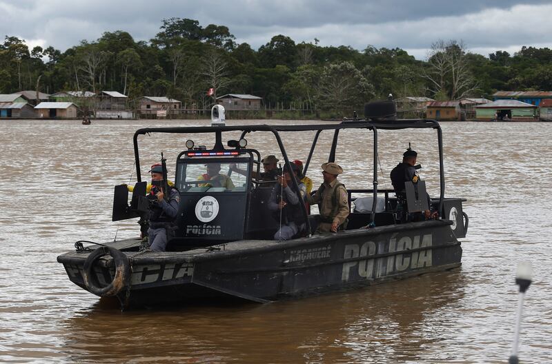 The army, the navy, civil defence, state police and Indigenous volunteers have been mobilised in the search. Photograph: Edmar Barros/AP