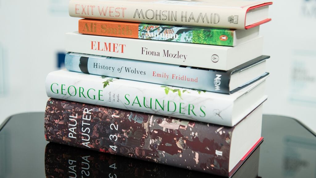 Six of the best?: The Man Booker prize 2017 shortlisted books. Photograph: Jeff Spicer/Getty Images