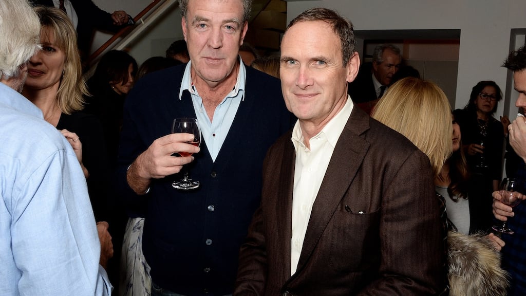 Jeremy Clarkson (L) with his good friend AA Gill at a fundraiser in 2014 in London. Photograph: David M. Benett/Getty Images