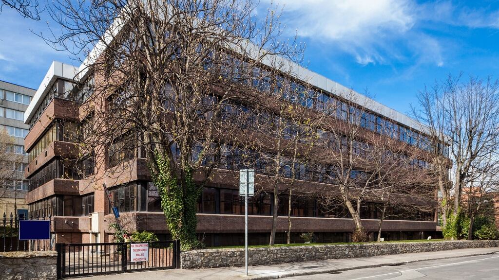 Former five-storey office block Burlington House on Burlington Road, which was demolished to make way for a new block.