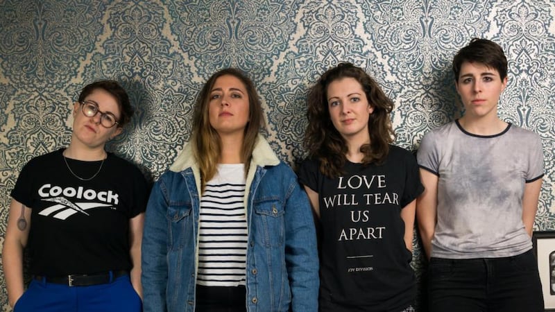 MUSIC: The Pillow Queens write songs 'with charming familiarity'.