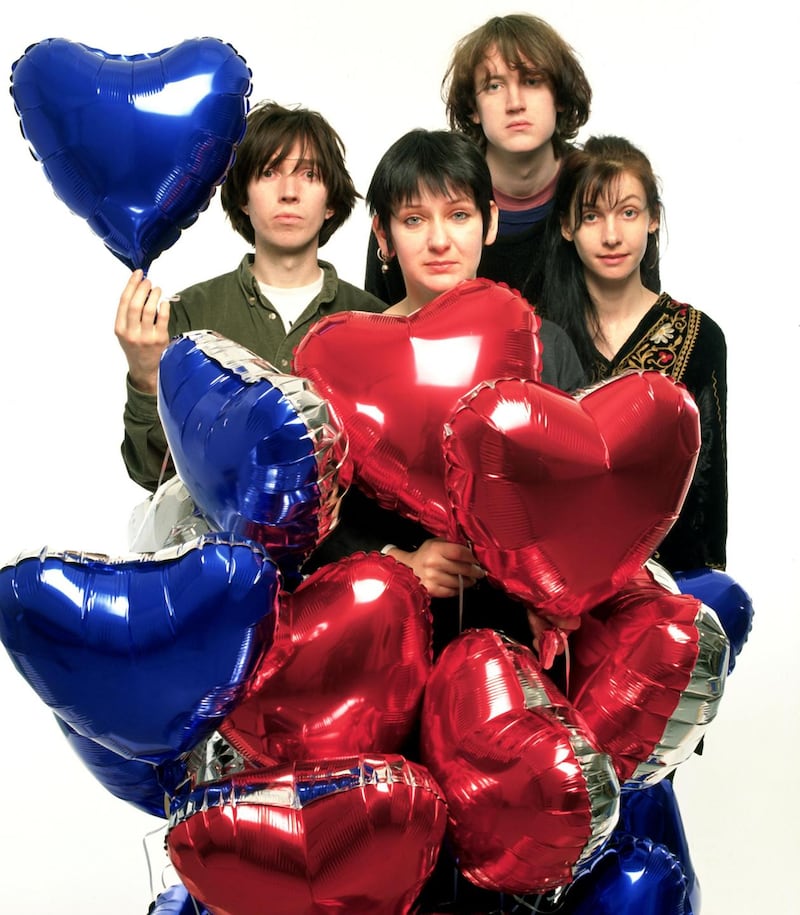 My Bloody Valentine: Colm Ó Cíosóig, Debbie Googe, Kevin Shields and Bilinda Butcher in the late 1980s. Photograph: JA Barratt/Photoshot/Getty