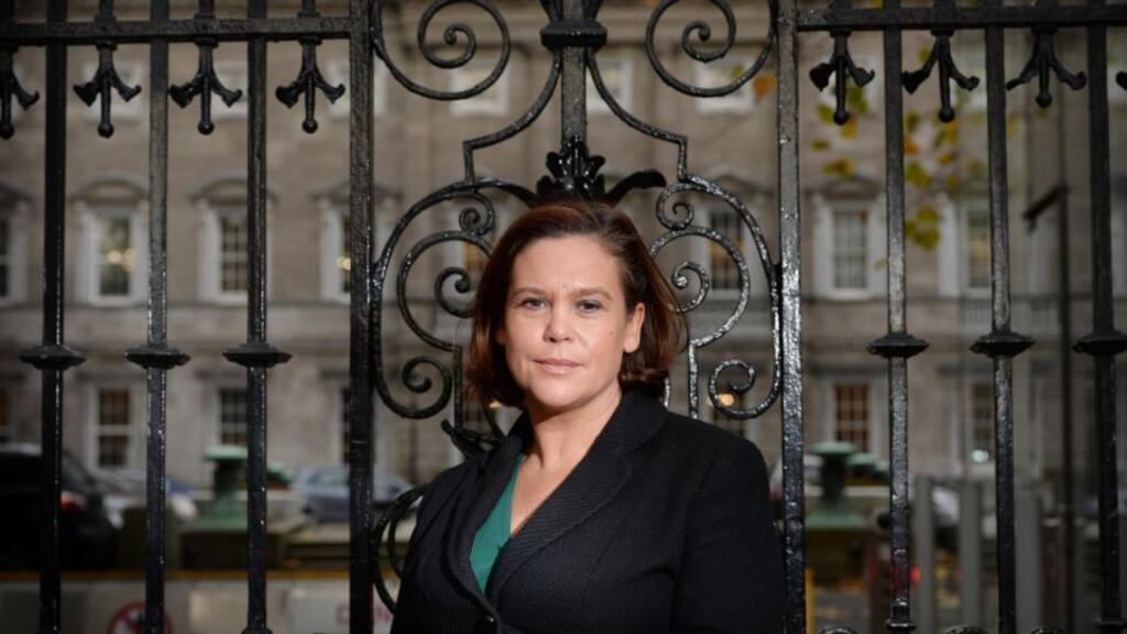 Mary Lou McDonald: “It is a strong thing to say that they have carried themselves in a manner that is disgusting. Photograph: Alan Betson