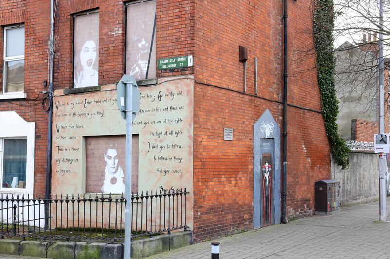 19 Buckingham Street Lower. Bram Stoker lived at Number 17, which was demolished to make way for the Sean Treacy House apartments. Photograph: Dara Mac Dónaill/The Irish Times