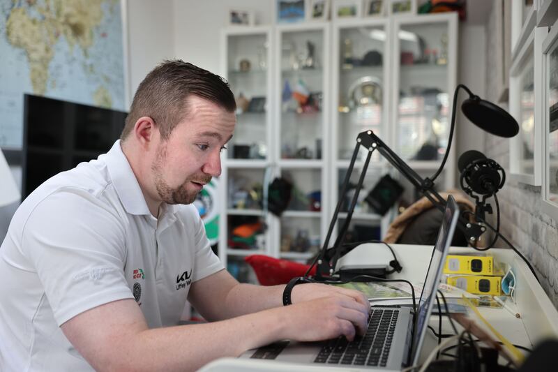 Paddy Morgan has done interviews with the likes of Pádraig Harrington, Leona Maguire and Shane Lowry and had them published. Photograph: Dara Mac Dónaill / The Irish Times