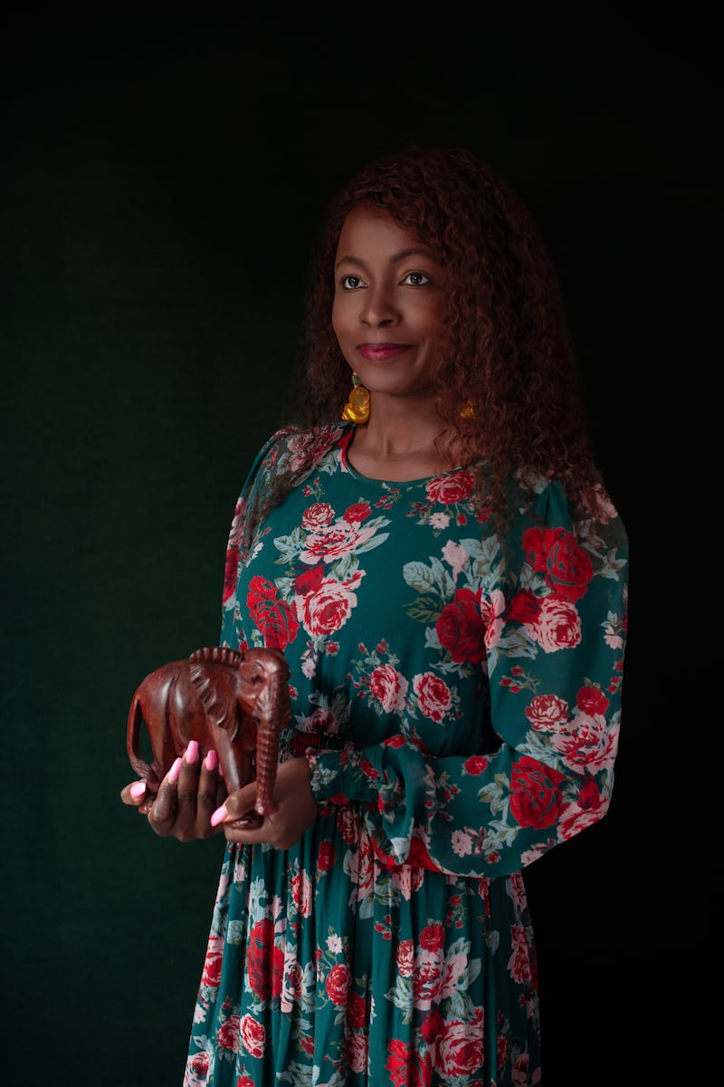 This is Brigid Kavita who was born in Kenya and has been living in Ireland for eight years. Photograph: Deirdre Brennan