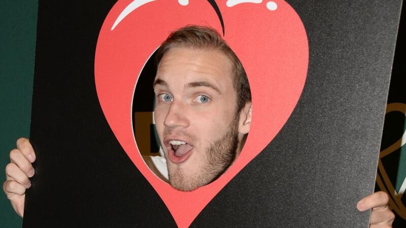 Swedish YouTuber PewDiePie’s channel has received almost 17 billion video views. Photograph: Matt Winkelmeyer/Getty Images
