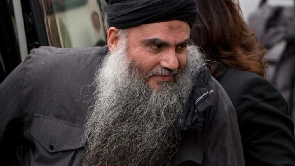 Radical Muslim cleric Abu Qatada will leave Britain for Jordan to stand trial once the Jordanian government signs the treaty already signed by Britian. Photograph: Reuters