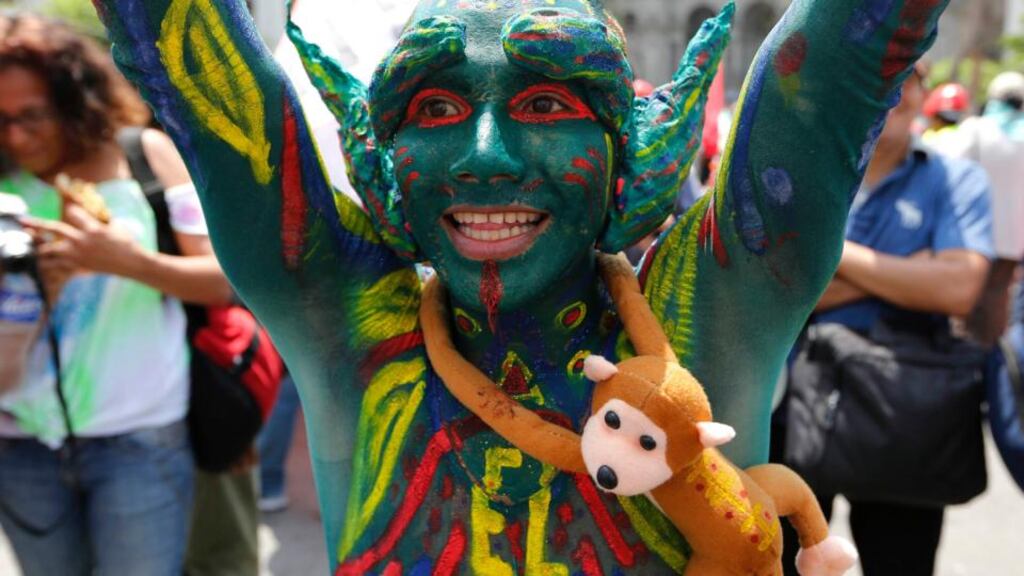 Environmental activists: A new social movement looking for action on climate change is gathering momentum. Photograph: Reuters