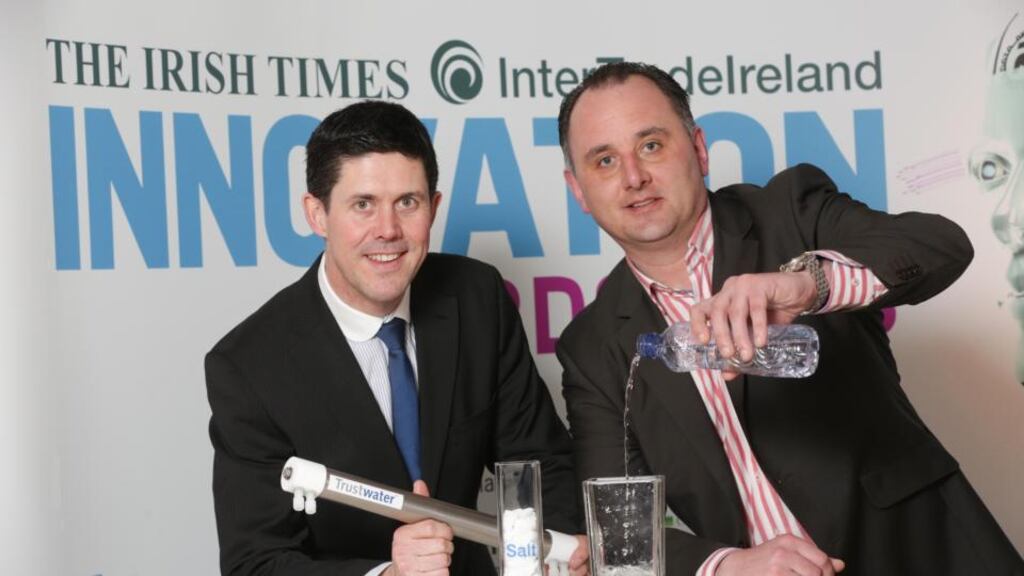 Kevin Keane, chief technology officer, and and Edmond O’Reilly, chief executive, of Trustwater