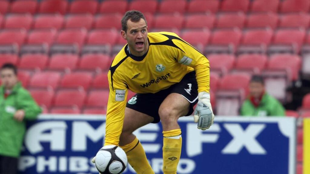 Alan Mannus is set to rejoin Shamrock Rovers. Photograph: Donall Farmer
