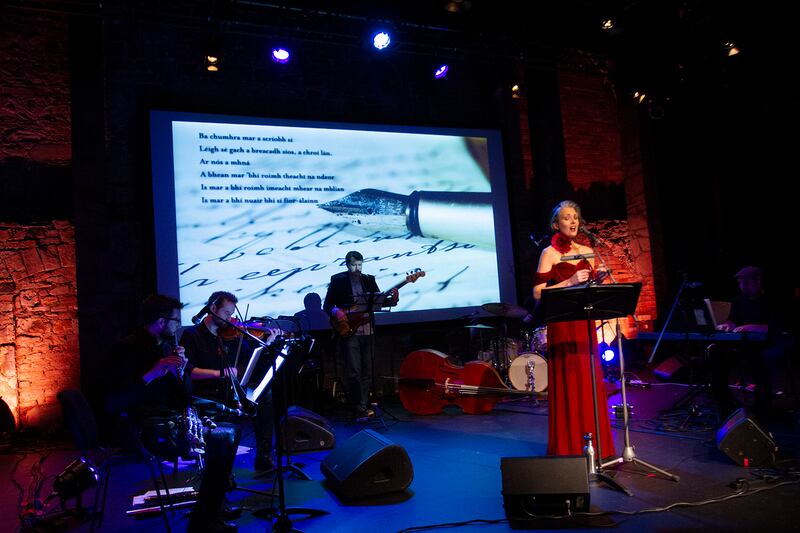 Singer and composer Caitríona O'Leary will be performing her Geimhreadh Anama/The Winterreise Project, her reworking of the Franz Schubert song cycle in a traditional music format. Photograph: Jim Berkeley