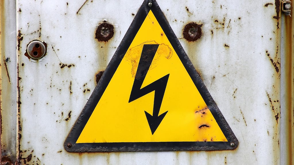 A typical approach is for thieves to throw metal on the wires to short them, before climbing up and stealing the materials. Photograph: iStock