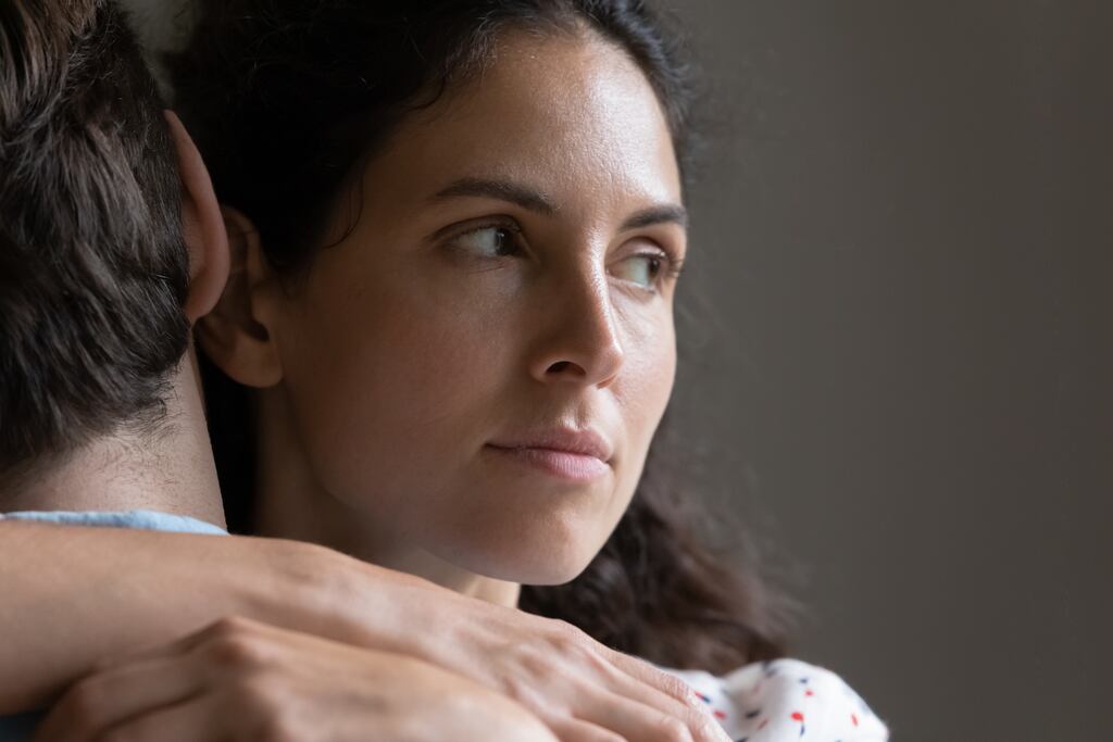 'I wasn’t truly attracted at the beginning either, but then we got pregnant and so my family happened.' Photograph: Fizkes