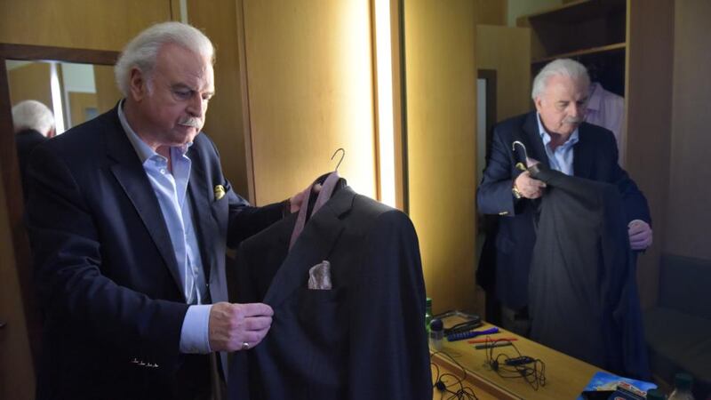 Winning Streak: Marty Whelan in his dressingroom. Photograph: Bryan Meade