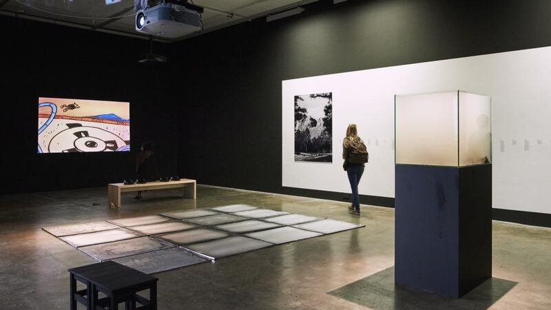 General view of Riddle of the Burial Grounds at Project Arts Centre