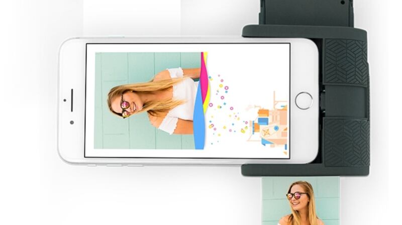 The Prynt locks into an iPhone and can print your photos instantly anywhere