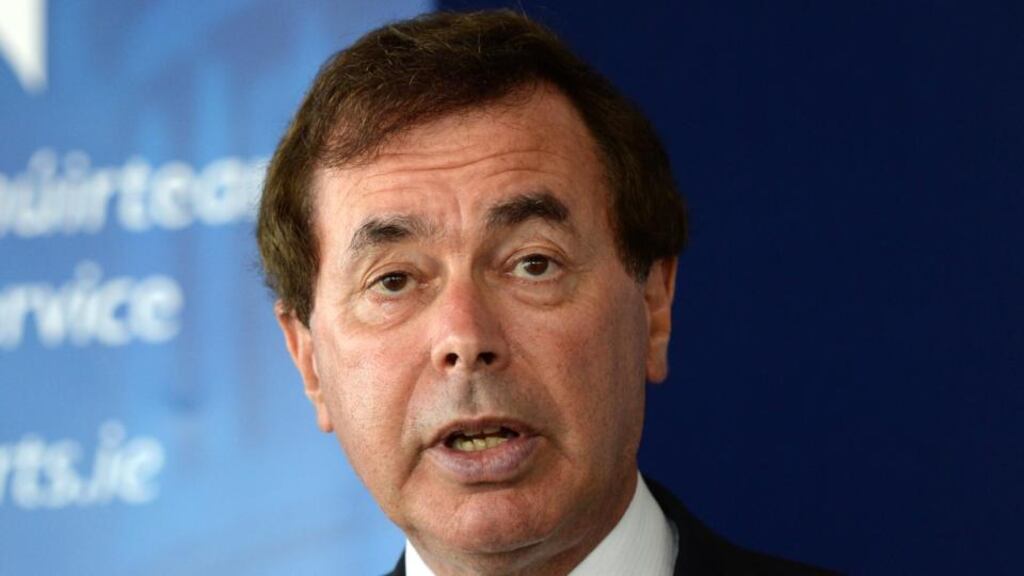 Alan Shatter has defended direct provision on the basis it provided a roof over the head of all asylum seekers. Photographer: Dara Mac Dónaill/The Irish Times