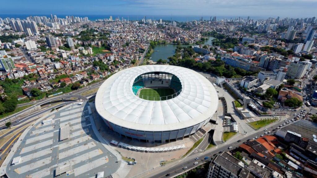 The Arena Fonte Nova stadium, in Salvador, on of the 12 venues that will host matches next summer.