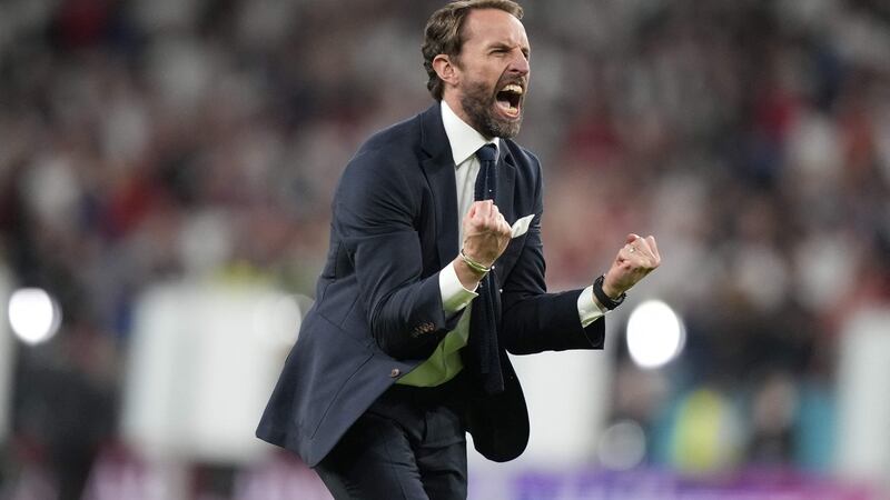 Gareth Southgate: “It’s of no consequence to them what Peter Bonetti did in 1970 and what happened in 1990 and so on . . .Churchill would be another figure that probably doesn’t figure highly on the players’ radar.”  Photograph:  Frank Augstein/AFP/Getty  Images