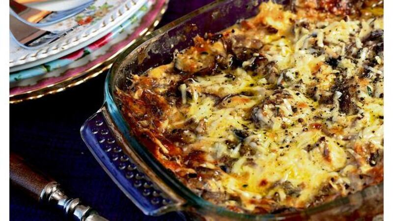 WINTER SALAD Food cooked and styled by Domini Kemp and Maisha Lenehan. Additional styling by Orla Neligan. PHOTOGRAPH: ERIC LUKE