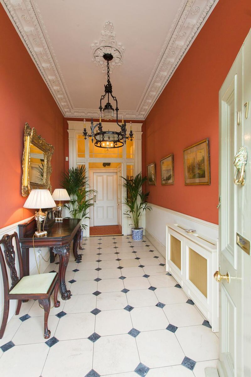 Hall at 17 Longford Terrace, Monkstown, Co Dublin