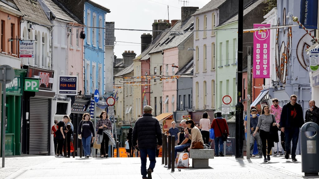 Broad Street merges into Michael Street in Waterford city. All photographs: Alan Betson