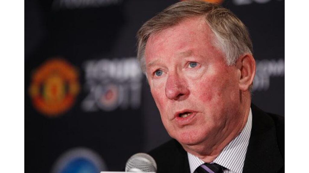 Manchester United Manager Alex Ferguson is determined his side are up to the task ahead of crucial upcoming league and European games against Chelsea. Photograph: Mike Stobe/Getty Images