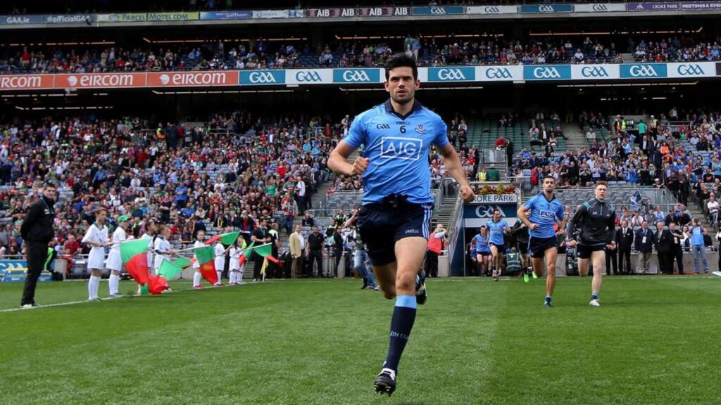Dublin’s Cian O’Sullivan is listed at centre back despite widespread concerns about a hamstring injury he picked up at the very end of the semi-final replay win over Mayo.
