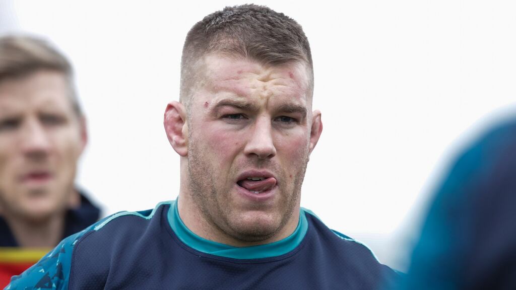 Sean O’Brien: “ I get to wear the jersey this week, better make sure I do it justice and do my thing.” Photograph: Billy stickland/Inpho