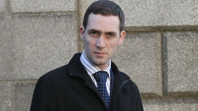 Colin Kilgannon, of Sans Souci, Kilgobbin Road, Stepaside, Dublin pictured leaving the Four Courts during a Circuit Civil Court dispute with neighbours, Dermot P. McArdle and his wife Margo, of The Pine Trees, Kilgobbin Road, Stepaside, Dublin. Photograph: Collins Courts.