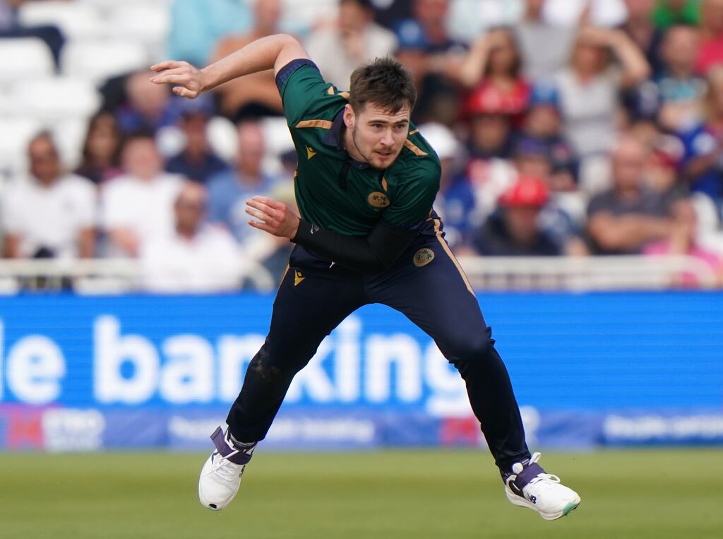 Josh Little will tune up for Ireland’s T20 World Cup campaign with Gujarat Titans after he was allowed to remain in the Indian Premier League ahead of the tournament. Photograph: Tim Goode/PA Wire