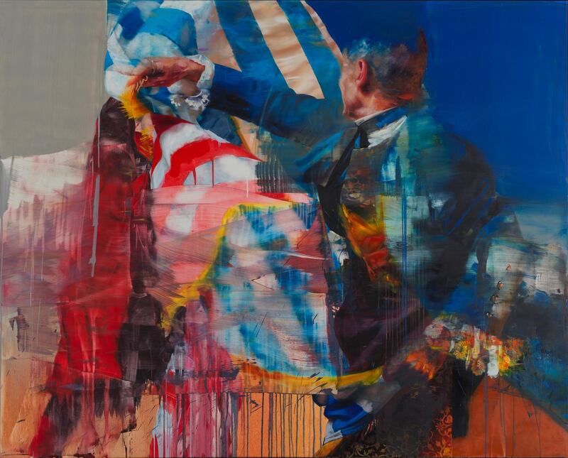 Meditations of a Royal Ringmaster: Conor Harrington’s latest paintings are of uniformed historical figures that seem as if, mid-duel, they quantum-leap into the urban future