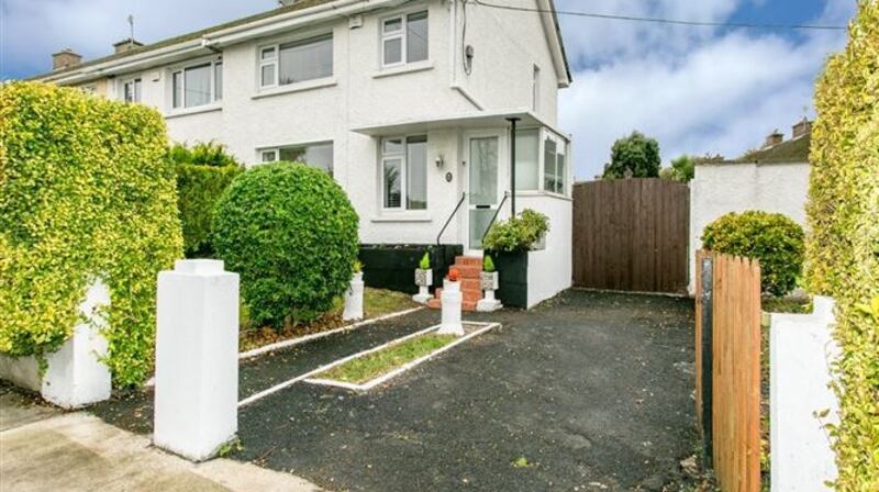 49 St Laurence’s Park, Stillorgan: three-bed, end-of-terrace house with an asking price of €495,000 through DNG