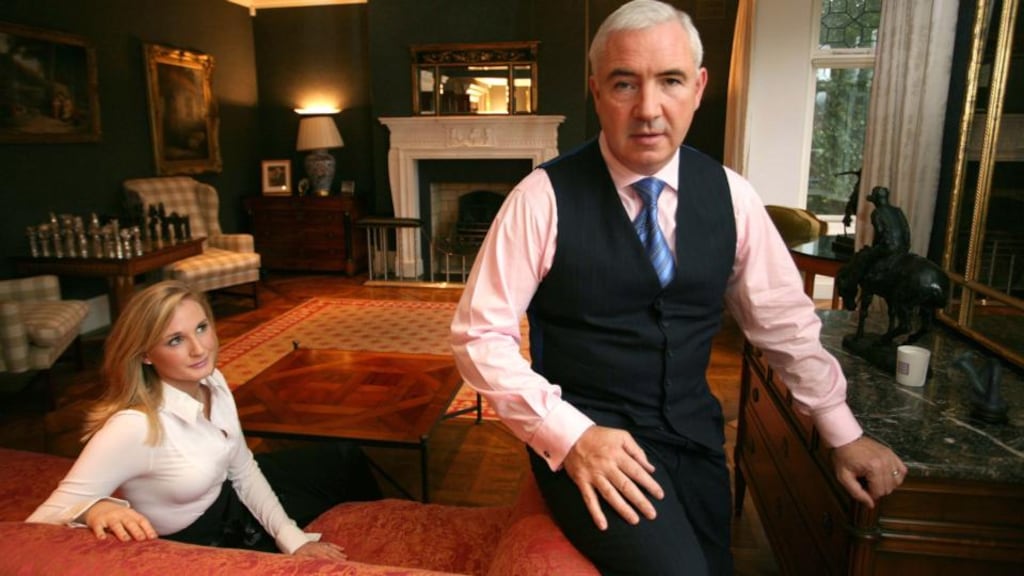 Seán Dunne and his wife Gayle Killilea at their home in Ballsbridge back in 2008. Photograph: Derek Speirs