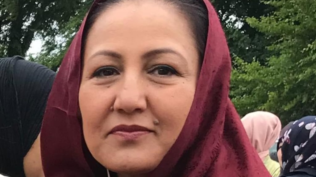 Sharifa Wasie (48), a healthcare worker, said her family is trying to leave the country because they have worked for the Government and are being targeted by the Taliban.