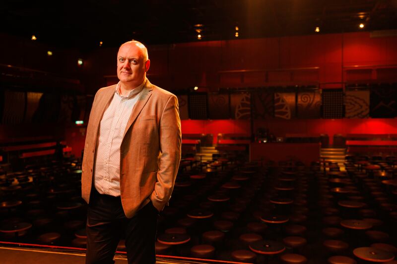 Dara Ó Briain: Even though Vicar Street bucks that trend of looking up at your audience, it’s still the perfect place for what I do. Photograph: Seán Cahill
