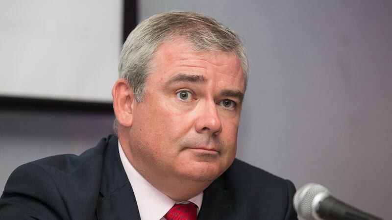 AIB chief executive Bernard Byrne: said the bank would be in a position in the ‘not too distant future’ to repay a ‘sizeable chunk’ of capital to the State. Photograph: Gareth Chaney/Collins