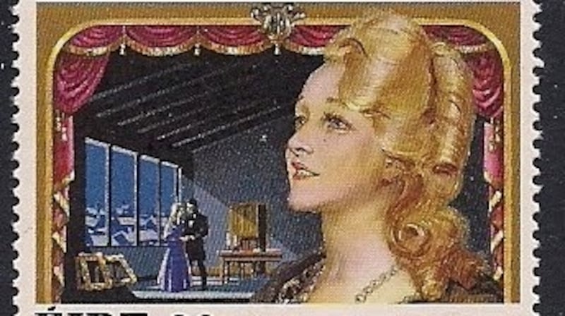 Margaret Burke Sheridan commemorative stamp. Photograph: An Post