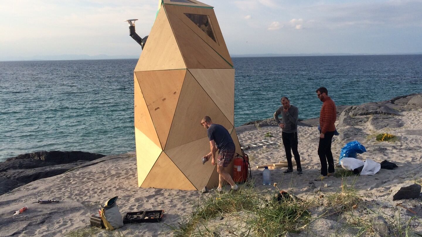 The sauna by Emmett McNamara. Photograph: Sharon Greene