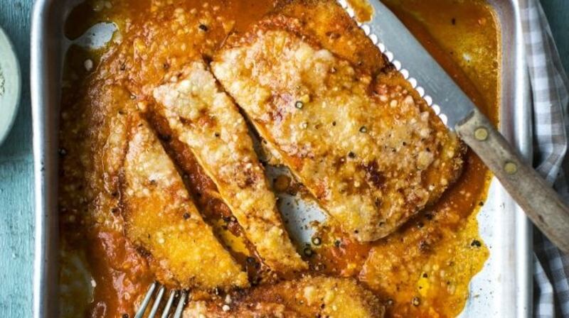 Chicken Parmesan, an Italian American favourite
