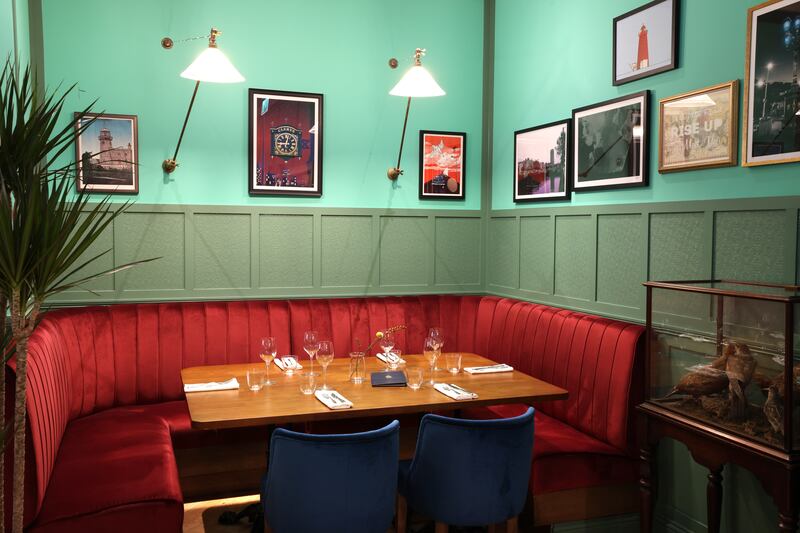 Oliver describes the interior fit out, designed by his own team, as 'smart, fresh and comfortable'. Photograph: Dara Mac Dónaill