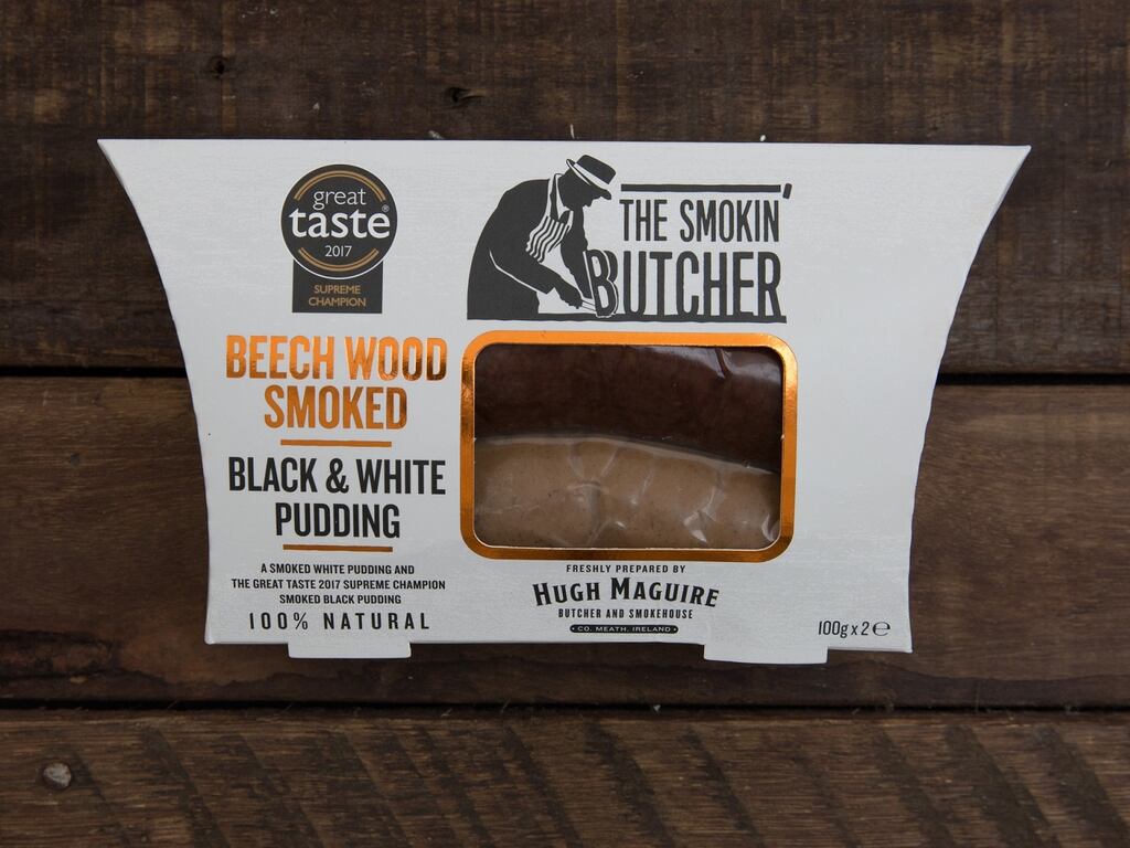 Smoked black and white pudding by The Smokin' Butcher