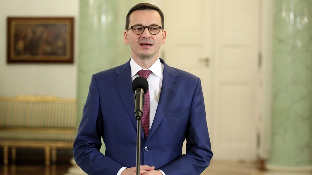 New Polish prime minister Mateusz Morawiecki is taking over from Beata Szydlo. Photograph: Pawel Supernak