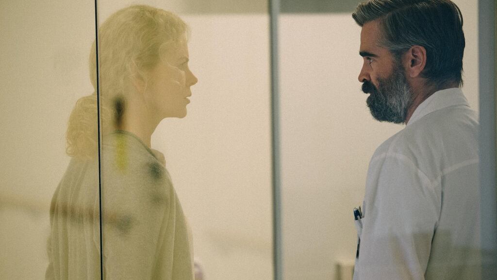 Nicole Kidman and Colin Farrell in The Killing of a Sacred Deer