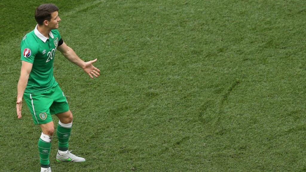 Wes Hoolahan provided some much needed craft and guile during Ireland’s 1-1 draw with Scotland on Saturday. Photograph: Inpho